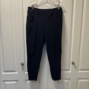 CJ Banks Dark Blue Ankle Pants